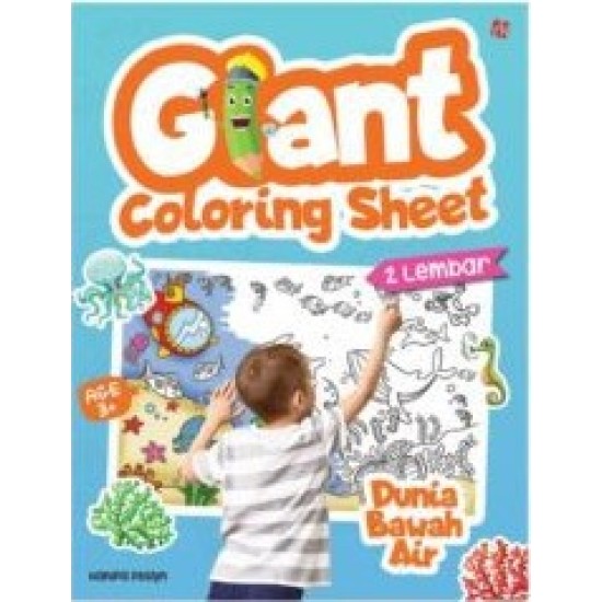 Giant Coloring Sheet: Dunia Bawah Air