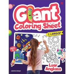 Giant Coloring Sheet: Luar Angkasa Giant Coloring Sheet: Luar Angkasa