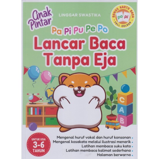 Anak Pintar pa-pi-pu-pe-po Lancar Baca Tanpa Eja