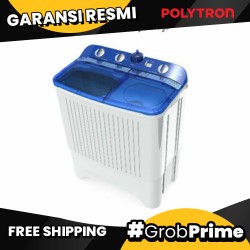 Mesin Cuci 2 Tabung Polytron 7 Kg Twin Tub PWM-7072N/B Mesin Cuci 2 Tabung Polytron 7 Kg Twin Tub PWM-7072N/B