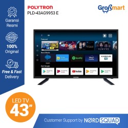 LED TV 43 INCH POLYTRON ANDROID TV PLD 43AG9953 E / PLD-43AG9953 E / PLD43AG9953 E LED TV 43 INCH POLYTRON ANDROID TV PLD 43AG9953 E / PLD-43AG9953 E / PLD43AG9953 E