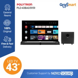 LED TV 43 INCH POLYTRON ANDROID PLD 43BAG5959 / PLD-43BAG5959 / PLD43BAG5959 LED TV 43 INCH POLYTRON ANDROID PLD 43BAG5959 / PLD-43BAG5959 / PLD43BAG5959
