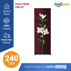 Kulkas 2 Pintu Polytron 240 liter Metallic PRB-287 / PRB 287 / PRB287 P/B Kulkas 2 Pintu Polytron 240 liter Metallic PRB-287 / PRB 287 / PRB287 P/B