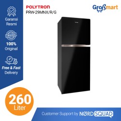 Kulkas 2 Pintu Polytron 260 Liter PRW-29MNX/R/G Kulkas 2 Pintu Polytron 260 Liter PRW-29MNX/R/G