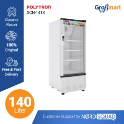 Showcase 1 Pintu Polytron 140 Liter Rust Free SCN-141X Showcase 1 Pintu Polytron 140 Liter Rust Free SCN-141X