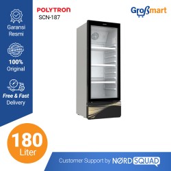 Showcase 1 Pintu Polytron 180 Liter SCN-187 Showcase 1 Pintu Polytron 180 Liter SCN-187