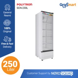 Showcase 1 Pintu Polytron 250 Liter Rust Free SCN-230L Showcase 1 Pintu Polytron 250 Liter Rust Free SCN-230L