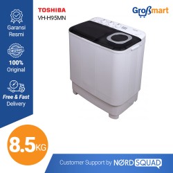 Toshiba Mesin Cuci 2 Tabung 8.5 Kg VH-H95MN Toshiba Mesin Cuci 2 Tabung 8.5 Kg VH-H95MN
