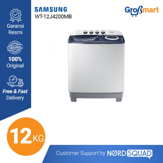 Mesin Cuci 2 Tabung Samsung 12 Kg Twin Tub WT-12J4200MB Mesin Cuci 2 Tabung Samsung 12 Kg Twin Tub WT-12J4200MB