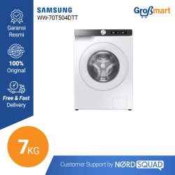 Mesin Cuci 1 Tabung Samsung 7 Kg Front Loading WW-70T504DTT Mesin Cuci 1 Tabung Samsung 7 Kg Front Loading WW-70T504DTT