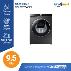 Mesin Cuci 1 Tabung Samsung 9.5 Kg Front Loading WW-95T654DLX Mesin Cuci 1 Tabung Samsung 9.5 Kg Front Loading WW-95T654DLX