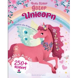 Buku Stiker Gliter: Unicorn