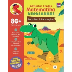 Aktivitas Cerdas Matematika Dinosaurus Perkalian dan pembagian