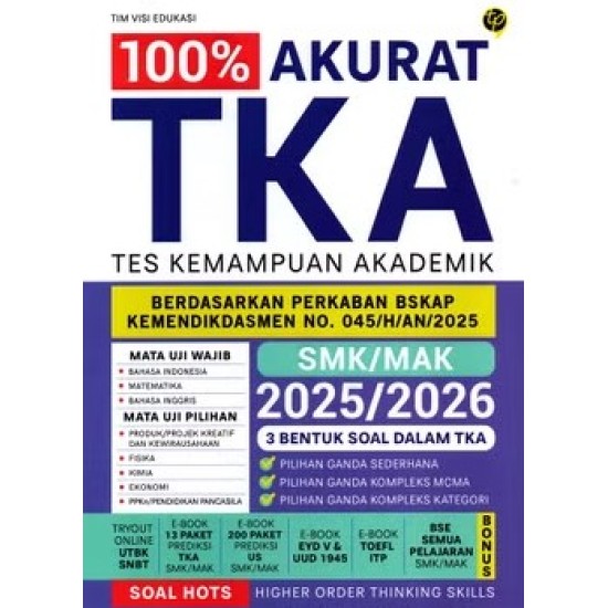 100% Akurat TKA SMK/MAK 2025/2026 100% Akurat TKA SMK/MAK 2025/2026