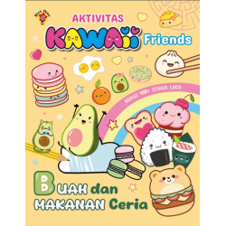 Aktivitas Kawaii Friends: Buah dan Makanan Ceria + Stiker Aktivitas Kawaii Friends: Buah dan Makanan Ceria + Stiker