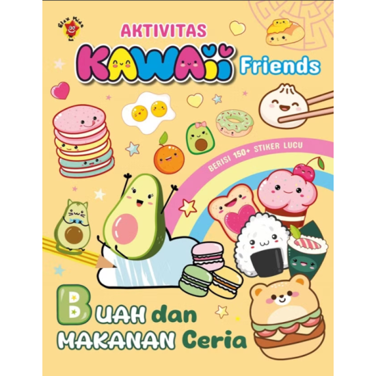 Aktivitas Kawaii Friends: Buah dan Makanan Ceria + Stiker Aktivitas Kawaii Friends: Buah dan Makanan Ceria + Stiker