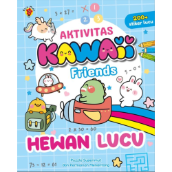 Aktivitas Kawaii Friends: Hewan Lucu + Stiker Aktivitas Kawaii Friends: Hewan Lucu + Stiker