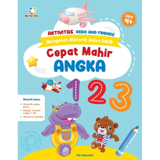 Aktivitas Redo and Friends Mengasah Motorik Halus PAUD Cepat Mahir Angka