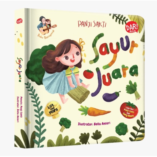 SERI BUKU BERNYANYI: SAYUR JUARA (BOARDBOOK)