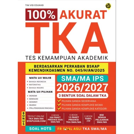 100% AKURAT TKA SMA/MA IPS 2026/2027 100% AKURAT TKA SMA/MA IPS 2026/2027