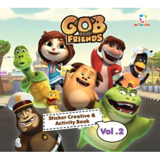 Sticker Creative & Activity Book Gob and Friends Volume 2