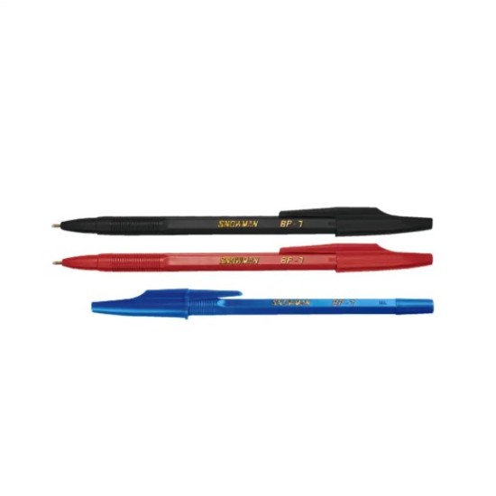 Pena Ballpoint Snowman BP-7 Hitam