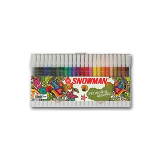 Spidol Snowman 24 Warna PW-24