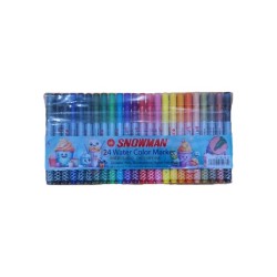 Spidol Snowman Watercolor 24 Warna WC-200