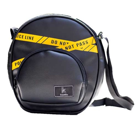 Kinpakku Police Line Slingbag - Black