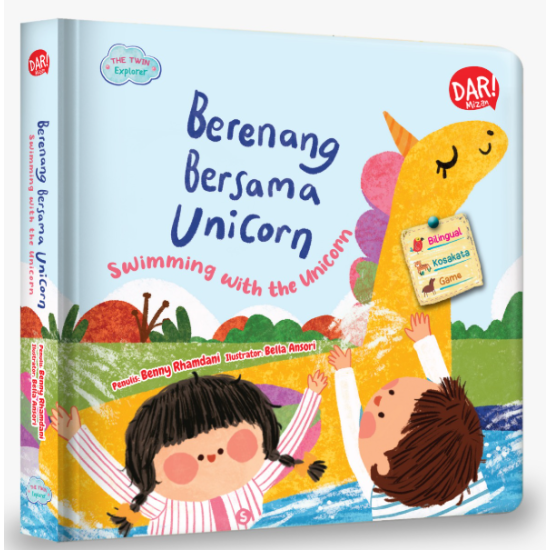SERI THE TWIN EXPLORER: BERENANG BERSAMA UNICORN BOARDBOOK  