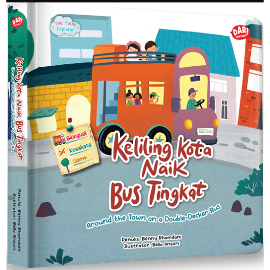 SERI THE TWIN EXPLORER: KELILING KOTA NAIK BUS TINGKAT (BOARDBOOK)  