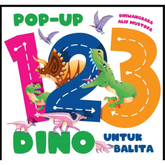 POP-UP 123 DINO UNTUK BALITA