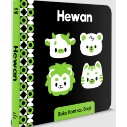 BUKU KONTRAS BAYI: HEWAN [BOARDBOOK]