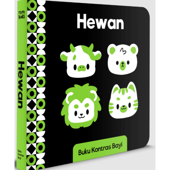BUKU KONTRAS BAYI: HEWAN [BOARDBOOK]