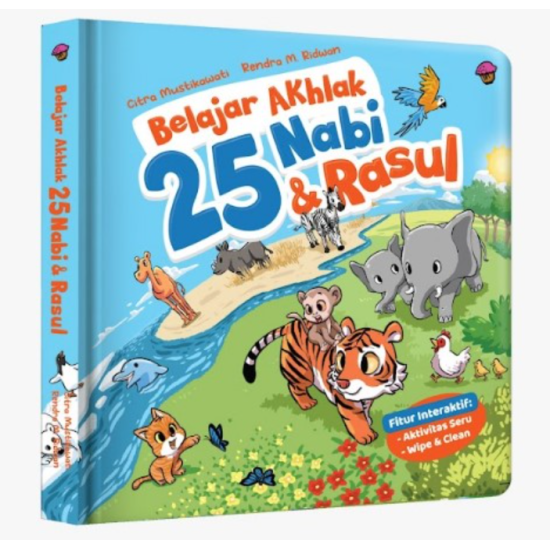 Belajar Akhlak 25 Nabi dan Rasul Boardbook