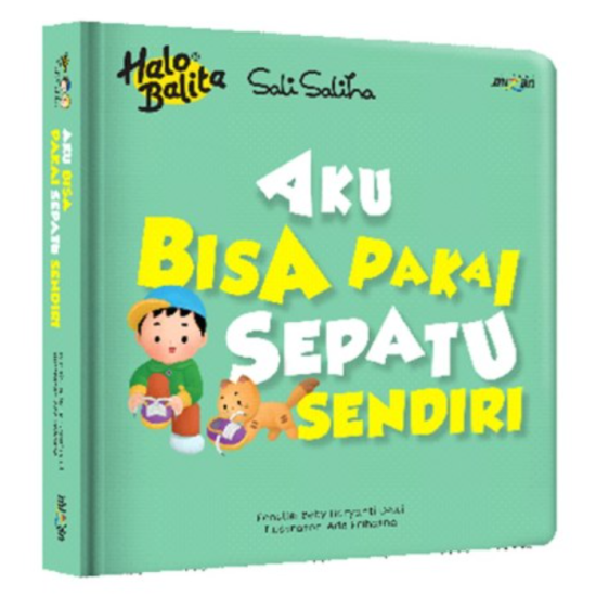 Halo Balita Sali Saliha: Aku Bisa Pakai Sepatu Sendiri (Boardbook)