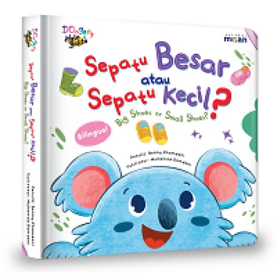 Dongeng Halo Balita: Sepatu Besar atau Sepatu Kecil?  (Boardbook)