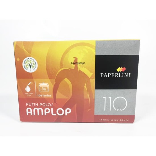 Paperline Amplop Buklet Putih 110 PPS