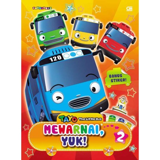 Tayo the Little Bus: Mewarnai, Yuk! 2