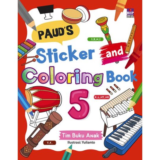 Paud's Sticker And Coloring Book 5