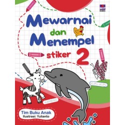 Mewarnai Dan Menempel Stiker 2 Mewarnai Dan Menempel Stiker 2