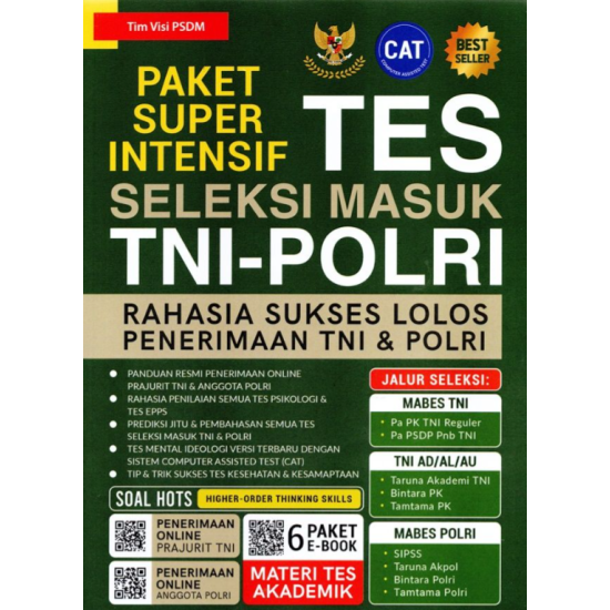 Paket Super Intensif Tes Seleksi Masuk TNI-POLRI Paket Super Intensif Tes Seleksi Masuk TNI-POLRI