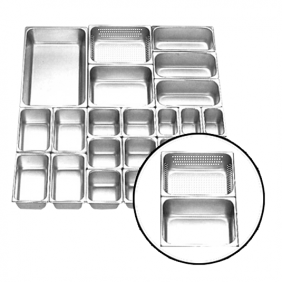 Food Pan Stainless Steel GETRA FP 1/3-6