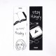 Hanclux Bookmark Black Reading