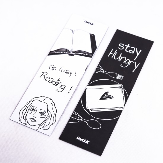 Hanclux Bookmark Black Reading (Pack)