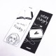 Hanclux Bookmark Black Reading