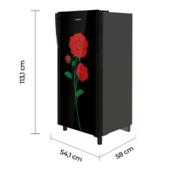 Polytron Kulkas 1 Pintu PRA-17DRX Hitam Merah Polytron Kulkas 1 Pintu PRA-17DRX Hitam Merah