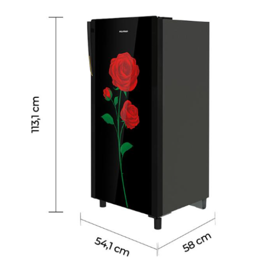 Polytron Kulkas 1 Pintu PRA-17DRX Hitam Merah Polytron Kulkas 1 Pintu PRA-17DRX Hitam Merah