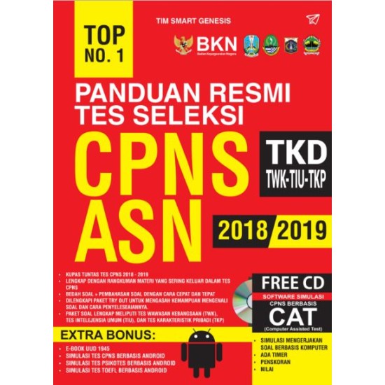 Top No. 1 Panduan Resmi Tes Seleksi CPNS ASN 2018-2019