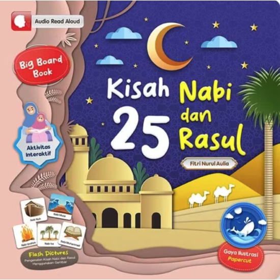 Big Board Book Kisah 25 Nabi & Rasu